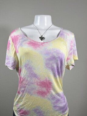 3 for $15: Hollister Pastel Tie-Dye Logo Tee + AE Pink Ribbed Tee + AE Striped
